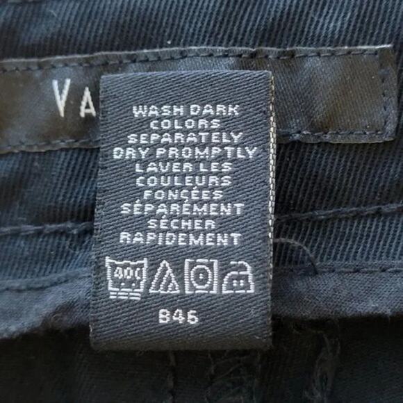 Van Heusen Mens Pants Black Size 38x34 Classic Cotton Dress Work Trousers - Picture 11 of 11